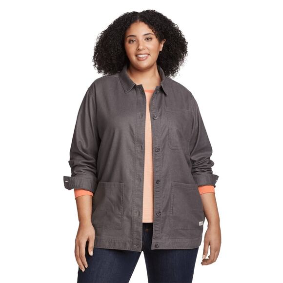 Eddie Bauer Women’s EB Hemplify Utility Shirt Jacket, size M - Picture 1 of 14